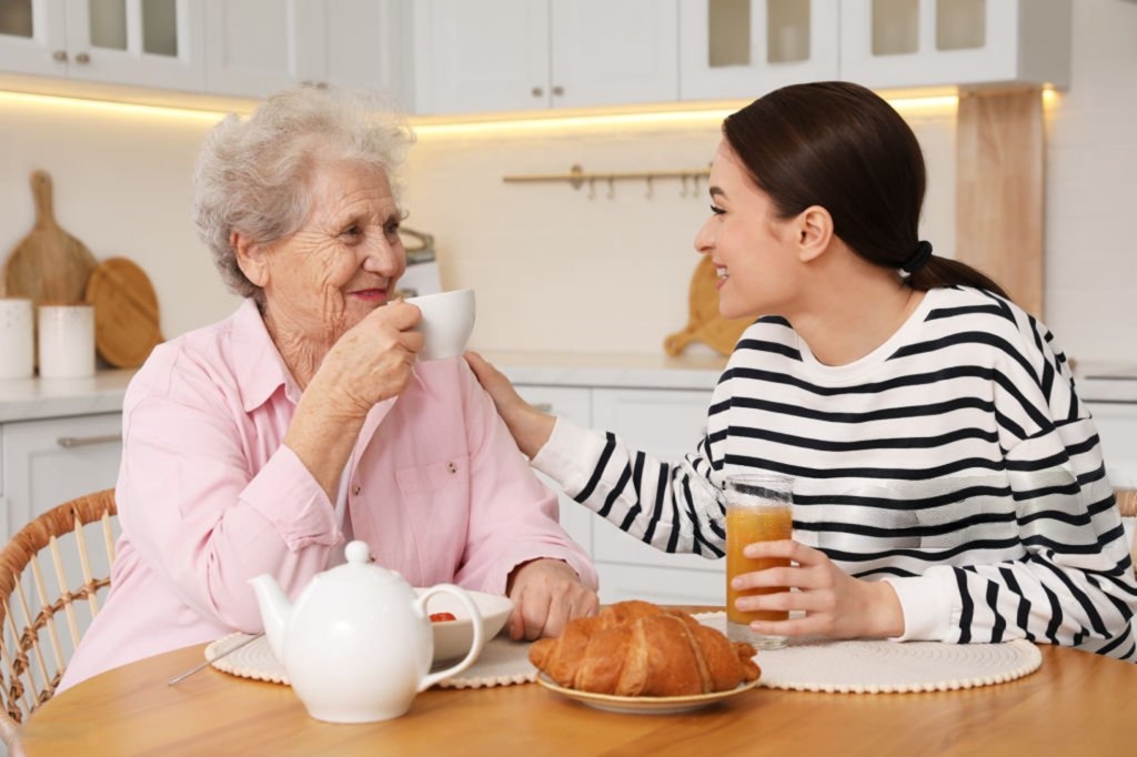 Elderly care moment